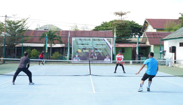 Turnamen Tennis Walikota Cup Meriahkan HUT ke-80 TNI di Aceh
