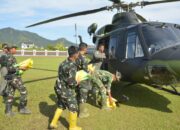TNI Korem Kawal Samudera Dropping Logistik Pedalaman Tapteng